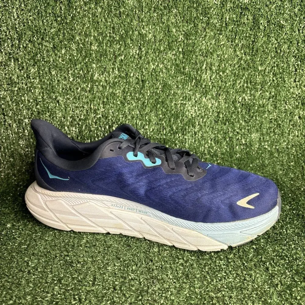 Hoka One One Arahi 6 Outer Space Men's Running Shoes Size 8.5 Blue‎ 1123194-OSBB